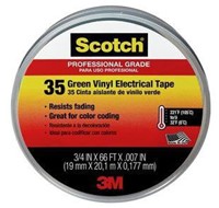 SCOTCH GREEN VINYL ELECTRICAL TAPE