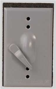 DEVCO WTHERPRF COVER W/ LEVER SWITCH