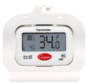 COOPER DIGITAL REFR/FREEZER THERMOMETER