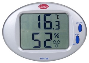 COOPER MIN/MAX THERMOMETER/HYGROMETER