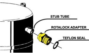 COPELAND ADAPTOR 1-1/4-12 TO 7/8 ID