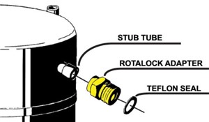 COPELAND ADAPTOR 1-3/4-12 TO 1-1/8 ID