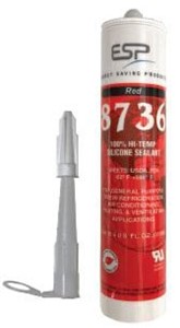 ESP HI TEMP RED SILICONE