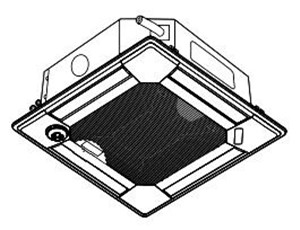 MITSUBISHI GRILL FOR PLA "4"&"6" INDOOR