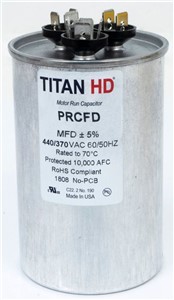 PACKARD 80+7.5 MFD 370/440VAC CAPACITOR