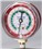 YJ PRESSURE GAUGE  /  RED