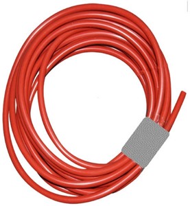 SUPCO RED RUBBER TUBING 1/4" I.D.  5'