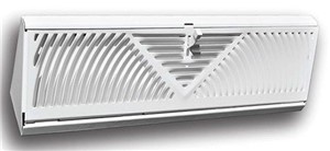 TRUAIRE 18" WHITE BASEBOARD GRILLE