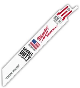 MILWAUKEE SAWZALL BL 18T 6LG METAL 5PK