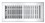 TRUAIRE 2X10 WHITE FLOOR REGISTER TRUAIRE 2X10 WHITE FLOOR REGISTER